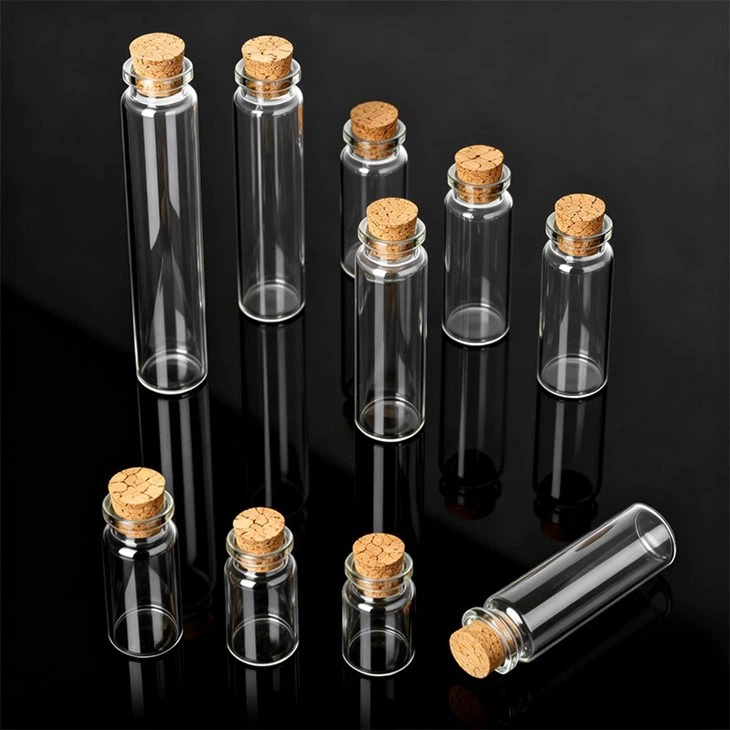 mini glass bottles with lids